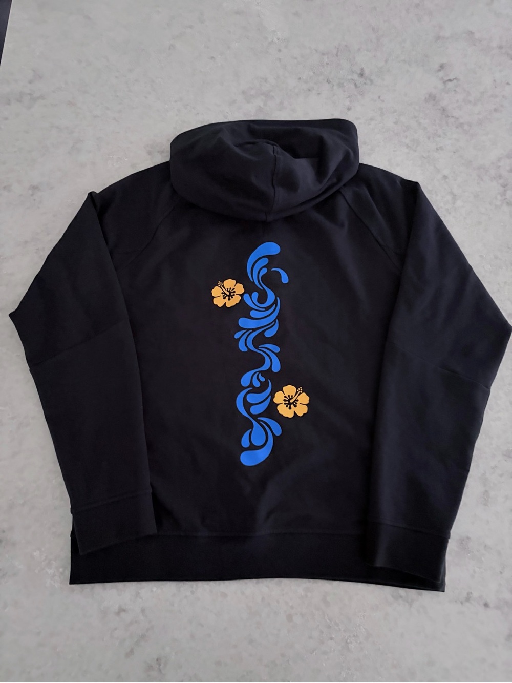 Lululemon Hawaii Hibiscus Hoodie Sweatshirt in Black